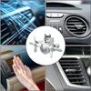 Portable Car Air Freshener Unique Dual Fan Design Portable Car Diffuser with Cartoon Shape Refreshing Air for Automotive