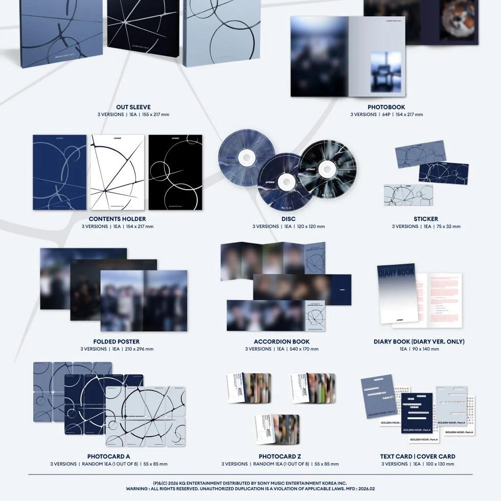 ATEEZ [GOLDEN HOUR : PART.4] 13th Mini Album