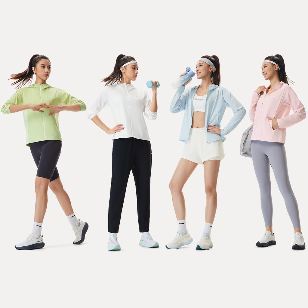 Li-Ning Quick-Dry Cool UV-Resistant Hooded Sun Protection Jacket Women Outerwear AFDW454-4