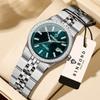 Ladies Casual Quartz Wristwatch Accurate Luxury Waterproof Steel Strap Auto Date Fashion Watch for Women