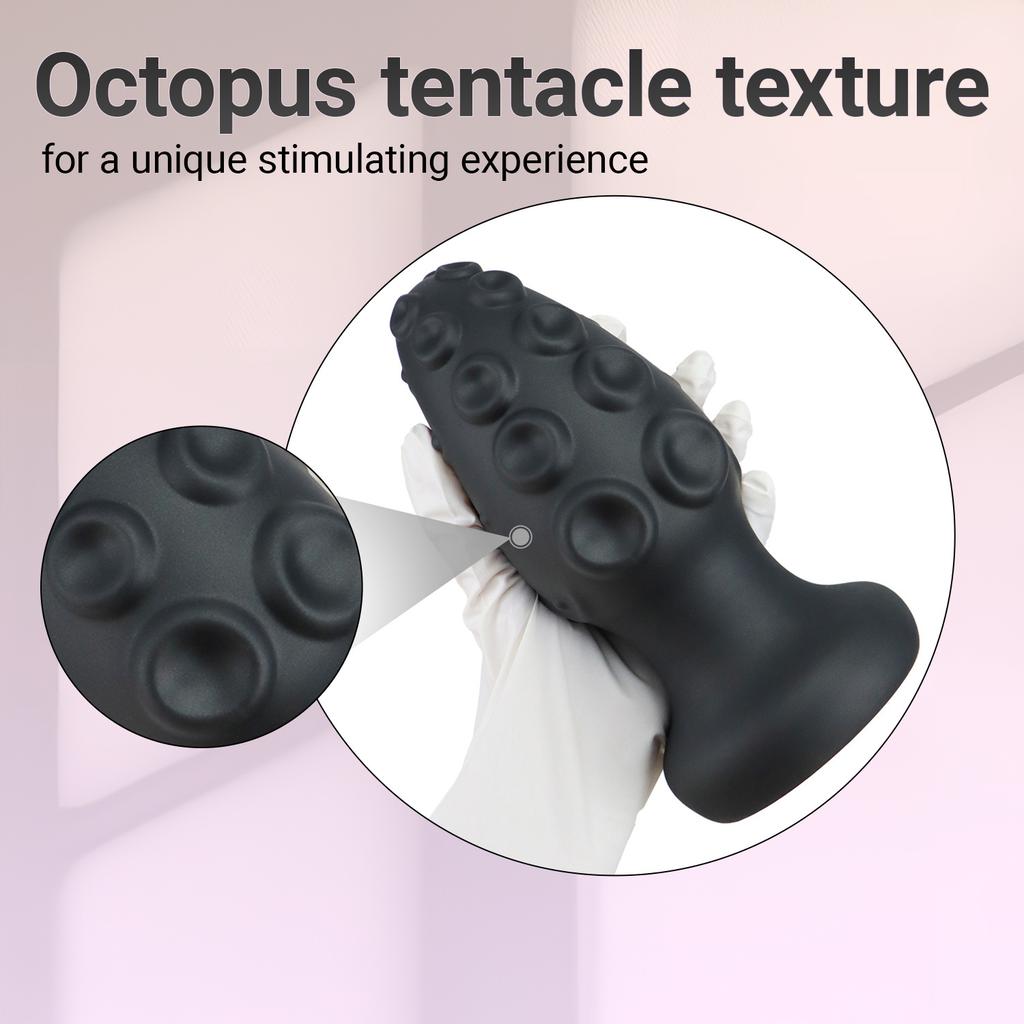 Octopus Tentacle Anal Plug - Alien-Themed Silicone Butt Plug for Men & Women,Adult sex Toy