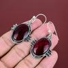 Boucles d'oreilles en labradorite rouge feu, en argent sterling 925, faites à la main, bijoux en pierres précieuses naturelles, cadeaux pour elle, boucles d'oreilles pendantes, bijoux en argent
