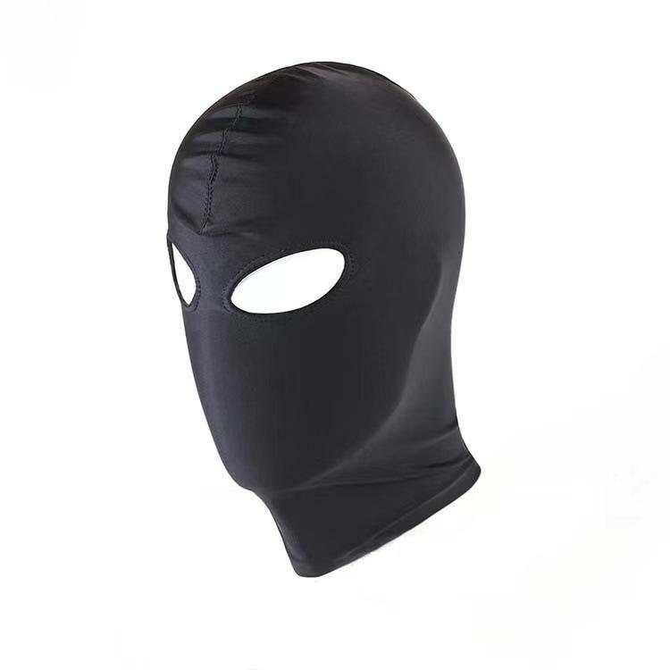 Couples' Alternative Fun: Full-Cover Breathable Elastic Headgear with Exposed Eyes & Mouth