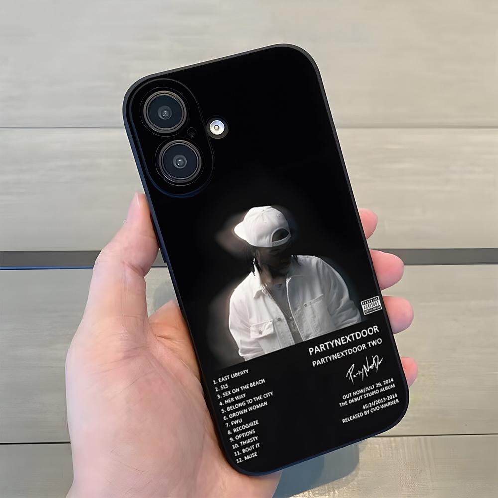 

Partynextdoor Rapper Phone Case For Iphone 17 15 Pro Max 16 Pro 14 Plus 13 Mini 11 12 Xr X Xs 7 8 SE Plus Back Cover iPhone13