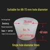 Silicone Rubber Seal Plug for Test Tubes & Drains with Hole
