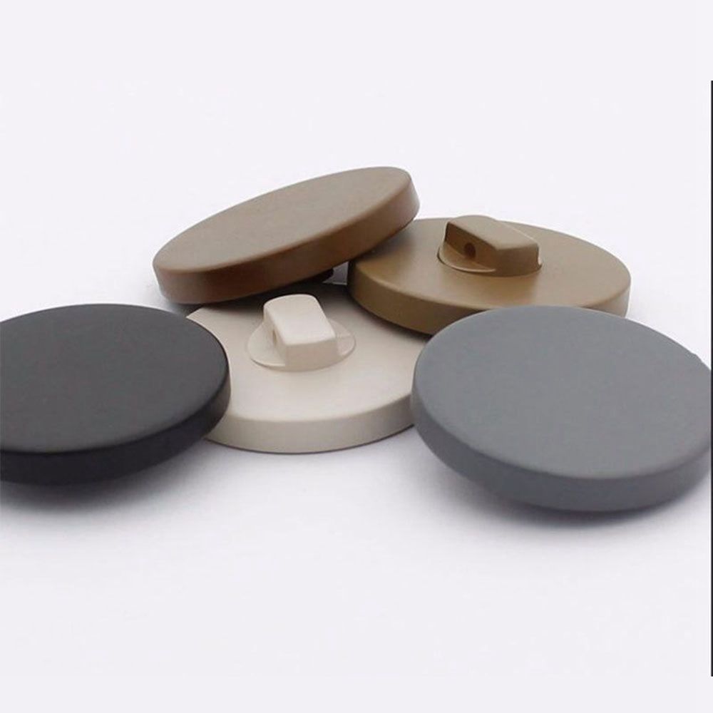 Diy Windbreaker Black Spray Paint Buttons Resin Shank Button Sewing Material Accessories Decorative