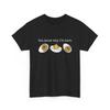 Camiseta Retro Jantar de Ação de Graças Você Sabe Por Que Estou Aqui Ovo Recheado