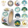 500pcs/Roll Mubarak Eid al Adha Festive Graffiti Stickers Lamb Cartoon Decal DIY Guitar Luggage Suitcase Waterproof Cute Sticker