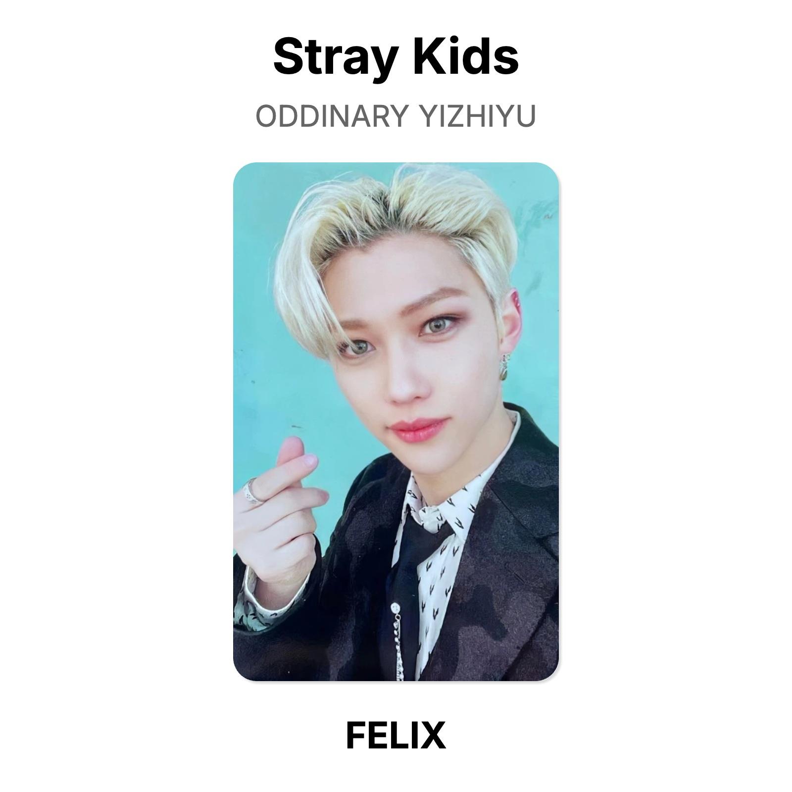 Stray Kids ODDINARY YIZHIYU Официальная фотокарточка FELIX
