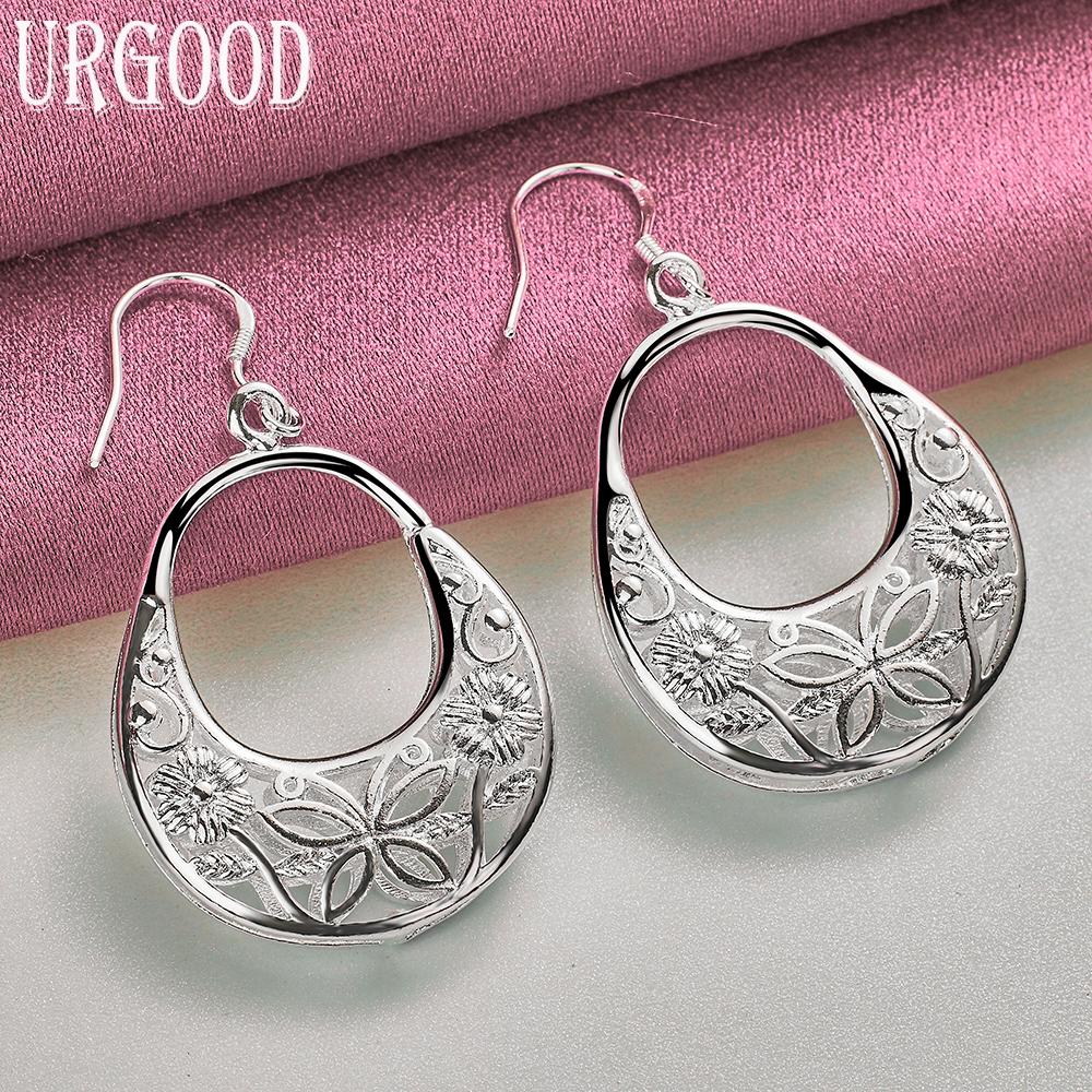 925 Sterling Silver Wedding Jewelry Fashion Pendant Earrings