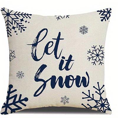 Short Plush Material Pillowcasehome Decor Christmas-Themed Patterns Cushion Covers Pattern Cushion Cover Suitable For Sofa Bedro