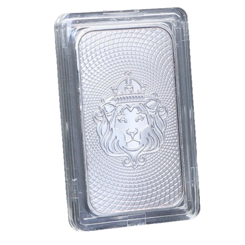 Moneda Conmemorativa Cuadrada Plateada de 1 oz