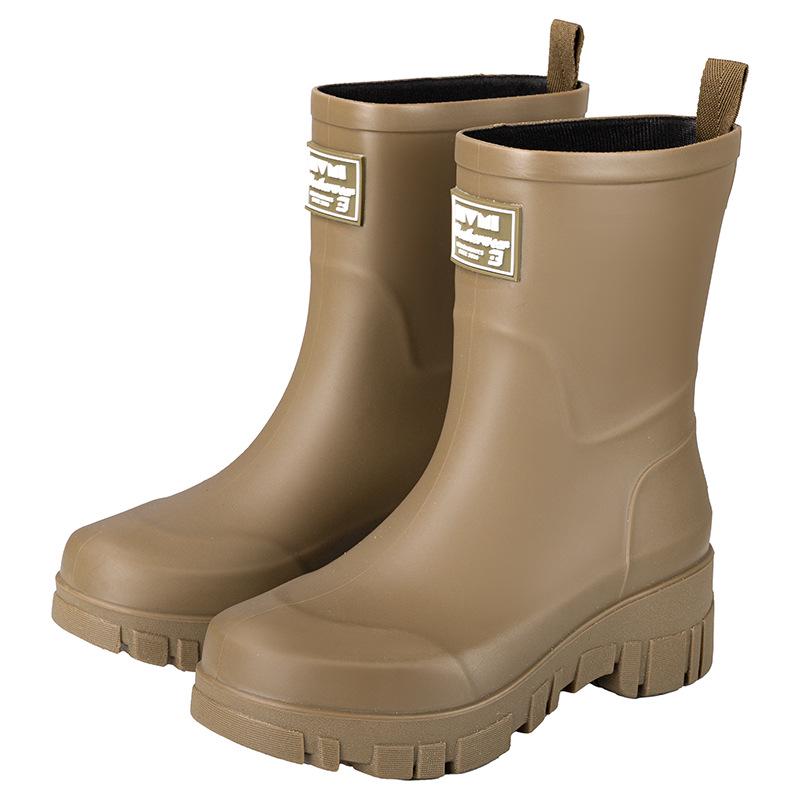 Yuzhihao Women s Mid-Calf Waterproof Rain Boots: Fashionable, Slip-On, All-Season Outdoor Wear 39