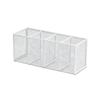 Durable Metal Mesh Desk Organizer Rectangle Pencil Holder  Office Home Supplies