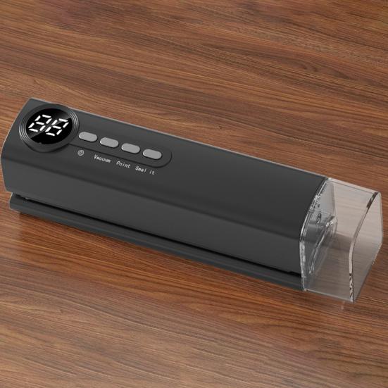 Cordless Mini Vacuum Sealer Digital Display Strong Suction Easy To Use Multi-purpose Heat Sealer Rechargeable Food Bag Sealer