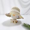 Women's and Men's Couple Daily Flower Straw Hat