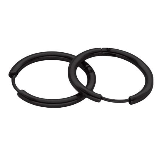 1 Pair Stainless Steel Fashion Punk Unisex Ear Hoop Circle Earrings Jewelry Gift