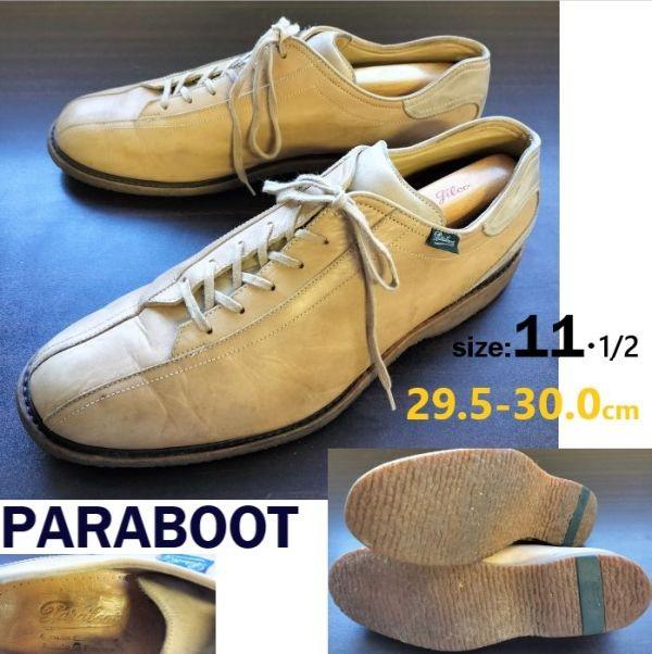 

PARABOOT Made in France Beige Brown Size 11.5 29.0 30.0