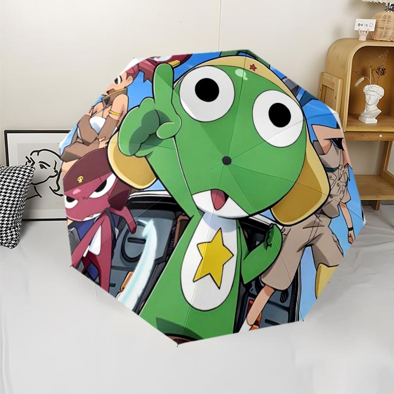 Keroro (1) Umbrella Sturdy Frame Suitable for Outdoor Activities Beach Travel Ideal Gift for All Seasons