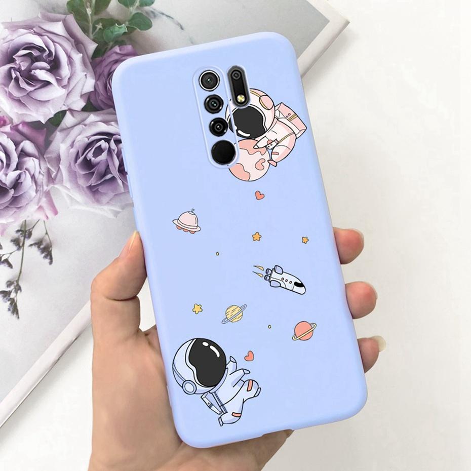 For Xiaomi Redmi 9 Cute Animal Cartoon Phone Case For Redmi 9 Prime Redmi9 China Version Candy Color Soft Silicon TPU Back Cover