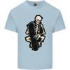 Skater Skeleton Skateboarding Skateboard Unisexs Light Cotton TShirt