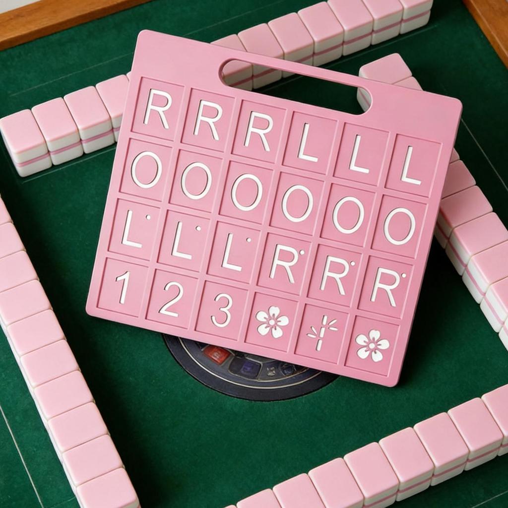 Solo Mahjong Board Practice Tiles 11 Slots Portable Fun Games Mahjong Practice Board Training Tool for Vacation Camping