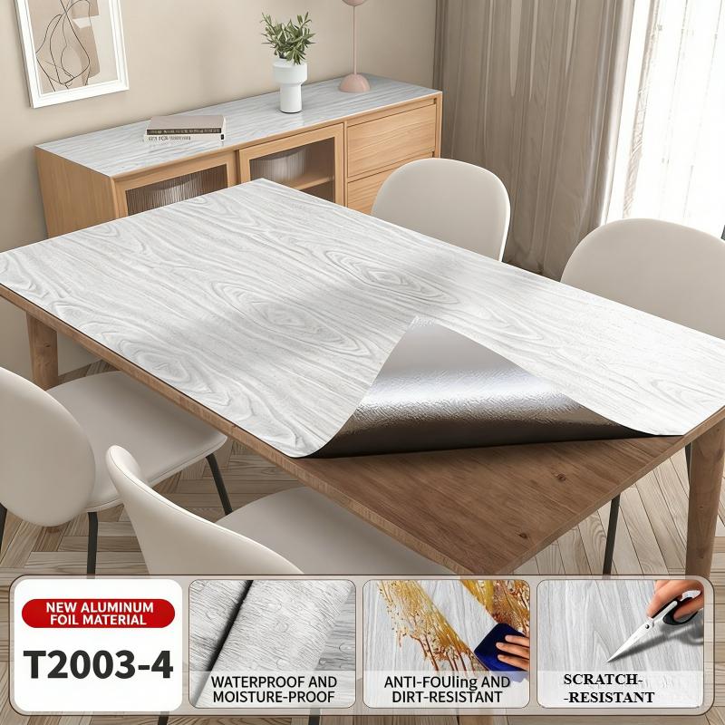 Samolepicí tapeta se vzhledem dřeva, odlepovací a nalepovací, odnímatelná, vodotěsná samolepka na zeď pro renovaci skříně, stolu, pracovní plochy, dekorace pozadí