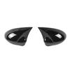 For Fiat Punto 500 2009 2010 2011-2018 ABS Car Rearview Side Mirror Cover Wing Cap Exterior Door Trim Adhesive Sticker Parts