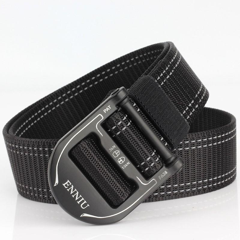 3.8 Cobra Nylon Belt Men s Outdoor Quick-Release Alloy Buckle 125cm