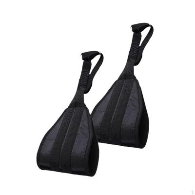 2Pcs Hanging Ab Straps Fitness Chin Up Men Women Leg Raiser Belts Abdominal