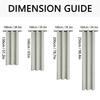 Solid Color Blackout Curtain Windlow Curtains No Punching Insulation Sunshade Curtain Window Drapes for Bedroom Living Room