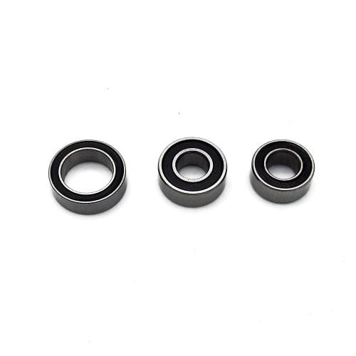 16-Piece RC Ball Bearing Kit (5x10x4mm, 5x11x4mm, 8x12x3.5mm) with Rubber Seals for Tamiya TT-02 TT02 1/10 RC Parts