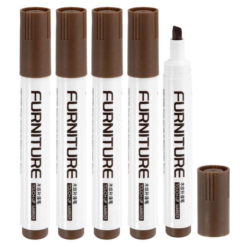 3/5Pcs Furniture Repair Kit Patch Paint Pens Wood Furniture Markers Touch Up Wood Filler Sticks for Scratches Wooden Floor Table