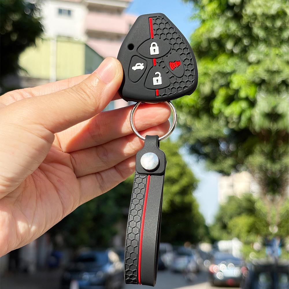 Key Fob Cover Protection For Toyota Corolla Rav4 Porte 2010G Camry Icon Corolla E150 Vitz 2005 Yaris Auris Camry 40 Keychain