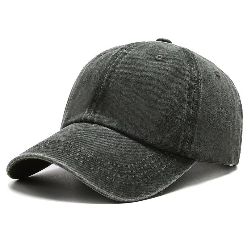 New Retro Washed Baseball Cap: Unisex, Face-Slimming, Versatile, Casual, Sun Protection, Autumn Hat