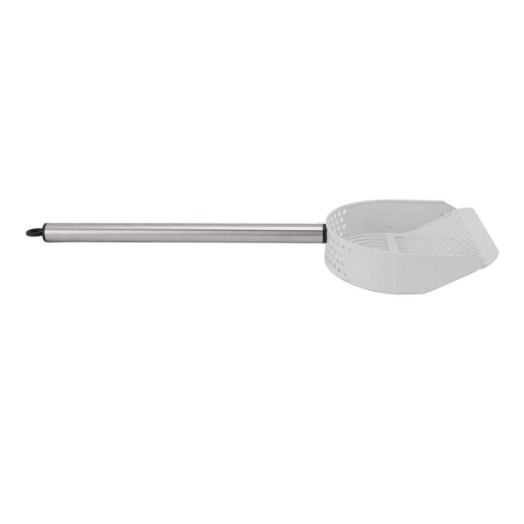 Cat Litter Scoop Stainless Steel Handle Half Round Shovel Pet Sand Sifter Poop Scooper for Beaches Pet Cat Litter Boxes