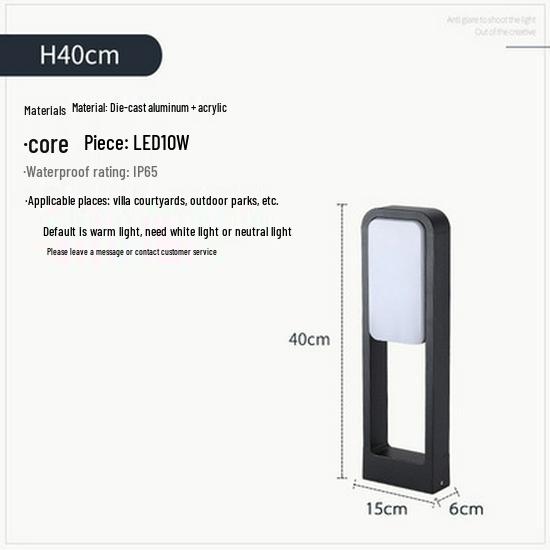 LED Waterproof Lawn and Garden Pathway Light