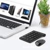 22-Key Numeric Keyboard Keypad 2.4G Wireless Number Pad and Mouse Kit Protable For Laptop Phone Tablets with USB Adapter