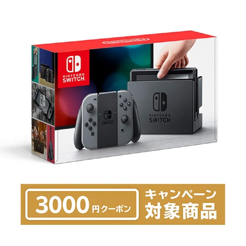 

Nintendo Switch Main body (Nintendo Switch) [Joy-Con (L) / (R) gray]+ Nintendo prepaid number worth 3000 yen that can be used at Nintendo eShop