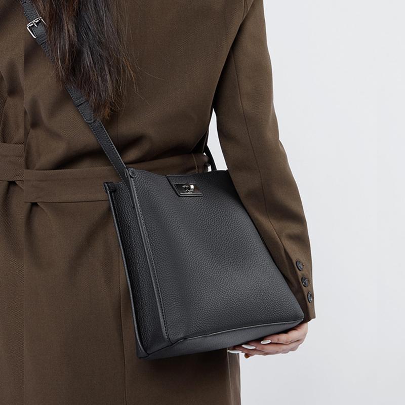 Genți de umăr din piele naturală cu 3 straturi pentru femei Genți de mână pentru femei Trend Designer