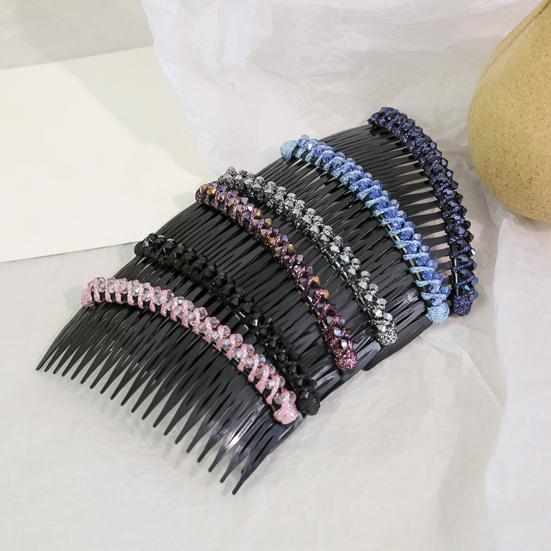 Haarkamm-Clip Leicht zu tragen Glänzend Rutschfest Polsterung Haar Prinzessin Styling Kopfschmuck Haarschmuck