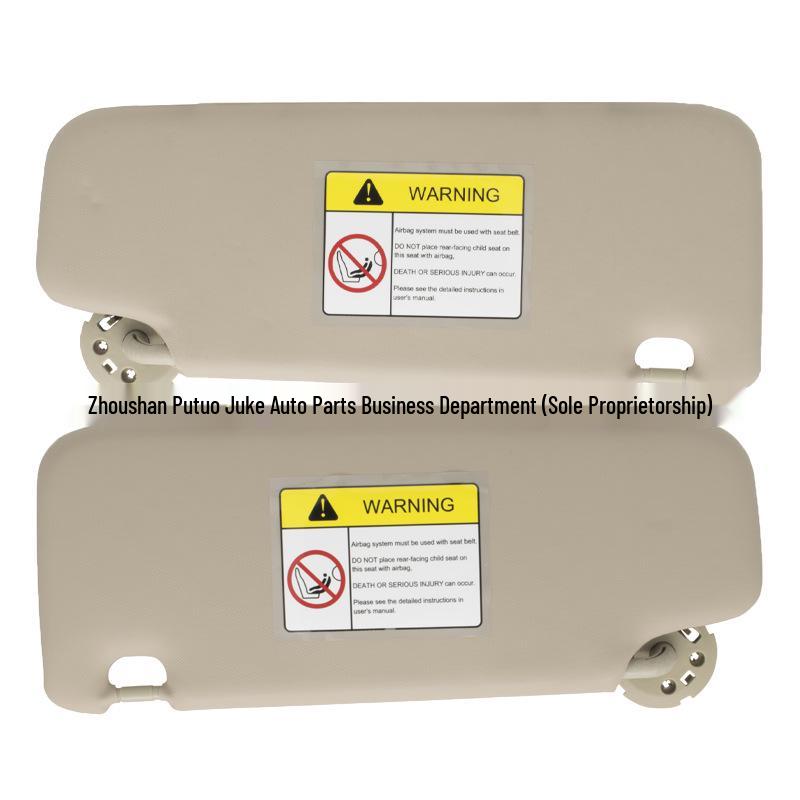 Beige Sun Visors for 2011-2019 Chevrolet Cruze, Two-Pack (95034256)