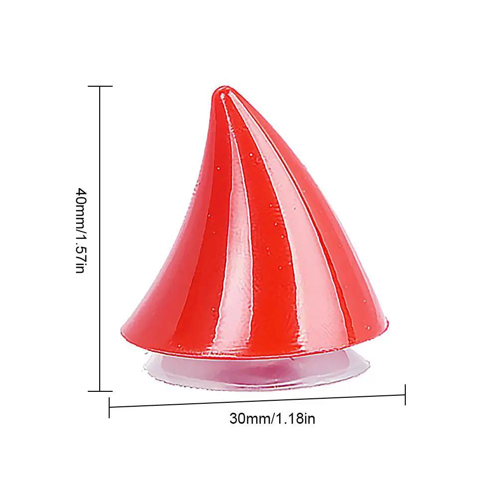 2PCS Motorcycle Helmet Devil's Horns Style Decoration Motorbike Helmet Accessories Stickers Cosplay Styling with Sucker Helmet Communication 7