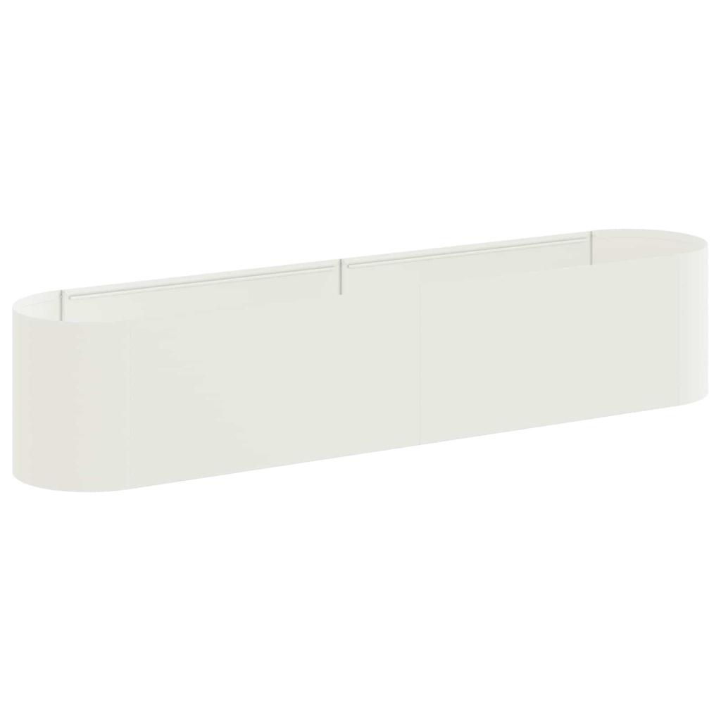 Raised Garden Bed White 200 X 40 X 40 Cm