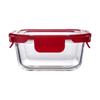 High Borosilicate Glass Lunch Box - Office Worker Bento Box with Fresh-Keeping Seal