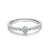 Tancise Classic 925 Sterling Silver  Zircon Ring Ladies Jewelry Wedding Promise Party Gift
