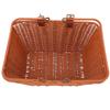 Bike Basket PP   Woven Retro   Front Bike Storage Basket with Handle for Bch Picnic