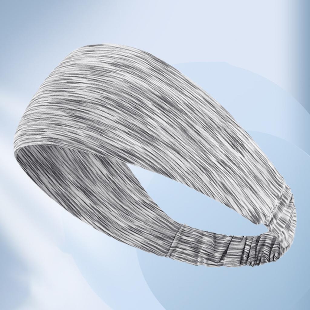 Sports Yoga Headbands Breathable Elastic Wide Sports Headbands for Sports Tennis Gym Work Out