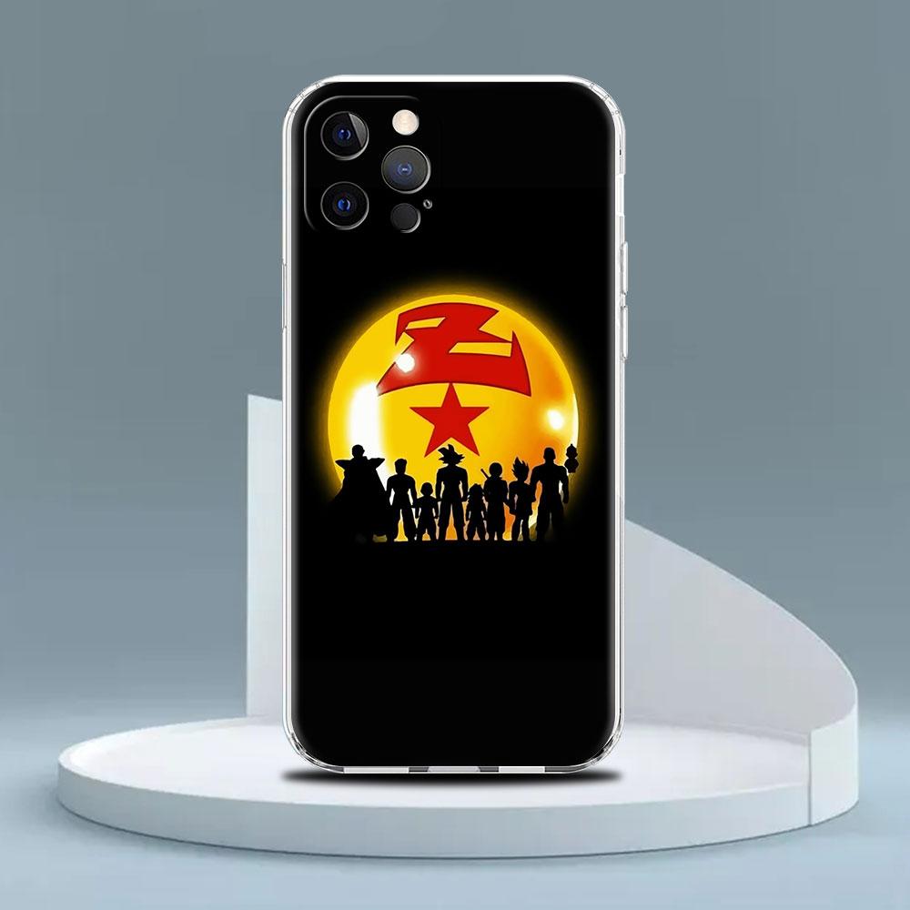 Husa transparenta Dragon-Ball pentru Apple iPhone 14 11 13 12 Pro 7 8 Plus XR X XS Max 6 6S 14Pro Husa de telefon din silicon