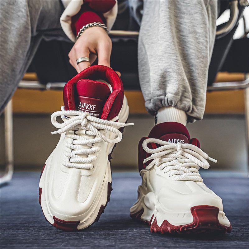 

Мужские модные кроссовки и баскетбольные кроссовки с высоким верхом 2025: Стильный, Универсальный, Увеличивающий рост 39